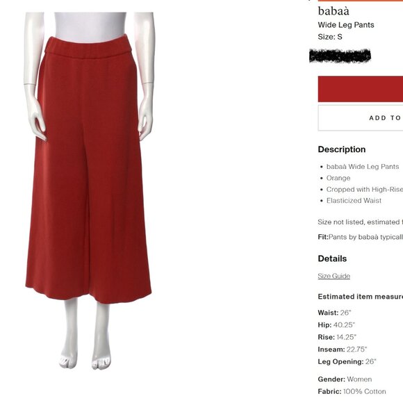 Babaà  Trousers no35 - Altered - Picture 5 of 5